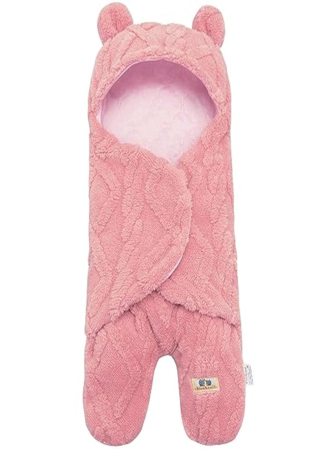 BlueSnail Comfortable Swaddling Blanket,Breathable and Soft Newborn Receiving Blanket (Pink) - Image 1