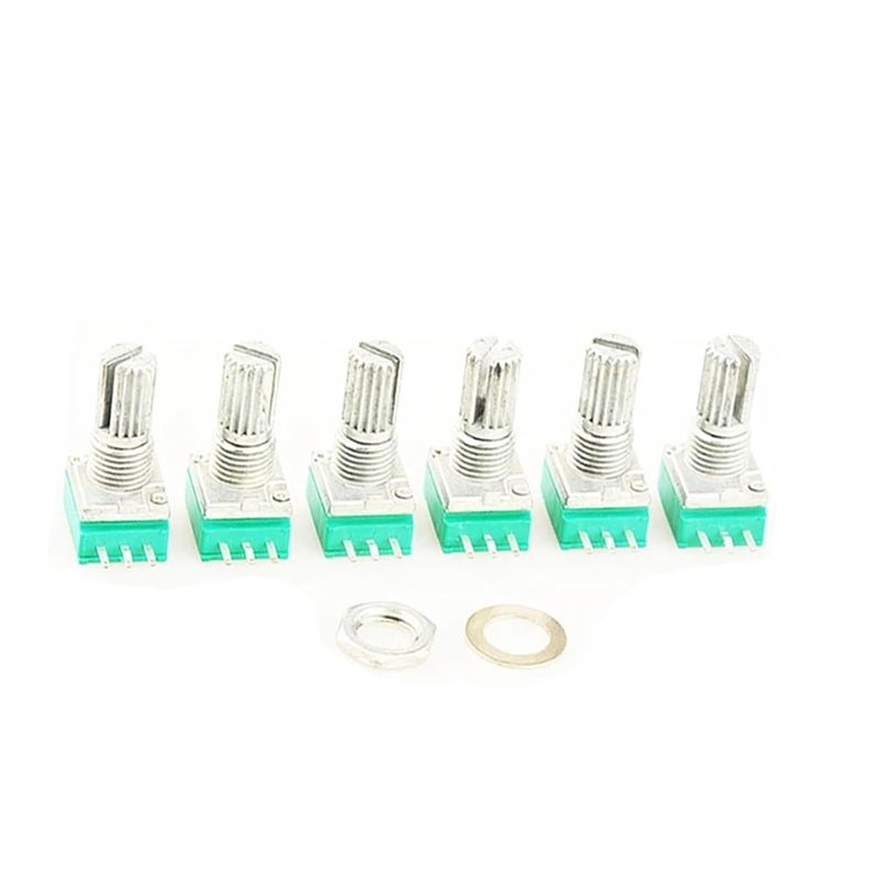 RK097N RV097 Amplifier Sealing Single Potentiometer 1K 5K 10K 20K 50K with Switch Audio 3 Pin Shaft 15mm 5Pcs(1k) - Image 3