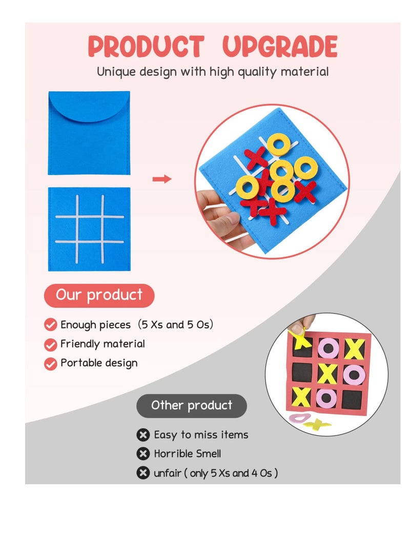 لعبة تيك تاك تو المصغرة، 12 عبوة من 3 ألوان لتيك تاك للأطفال والعائلة، هدايا حفلات عيد الميلاد، أكياس الهدايا، نشاط ممتع لليالي الألعاب الداخلية، هدايا للطلاب - Image 4