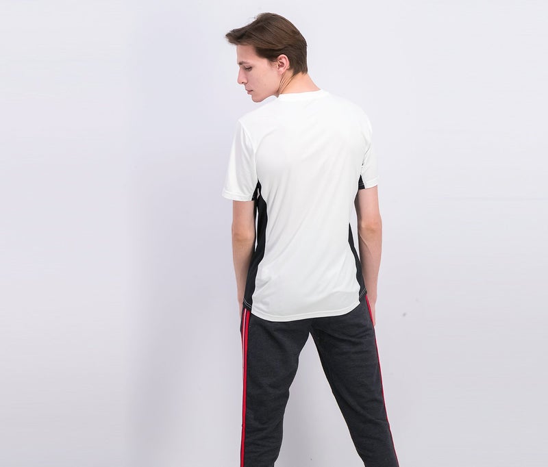 PUMA Men Cross The Line Tee, White and Black - Image 2