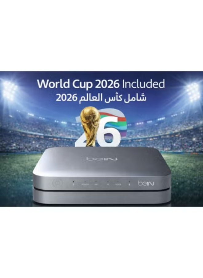 bein Receiver bein Sports VIP 4K with World cup 2026 [1TB external hard drive recording ]6Months Ultimate Package - Image 2