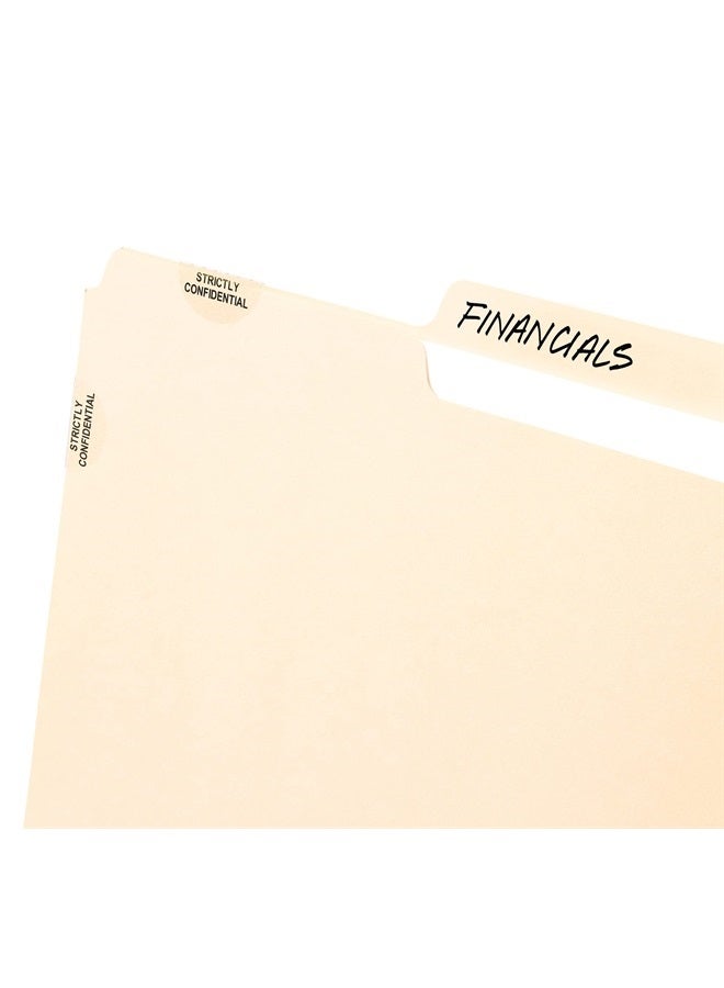 Avery Mailing Seals, 1" Round Labels, Clear, 480 Printable Mailing Labels (05248) - Image 2