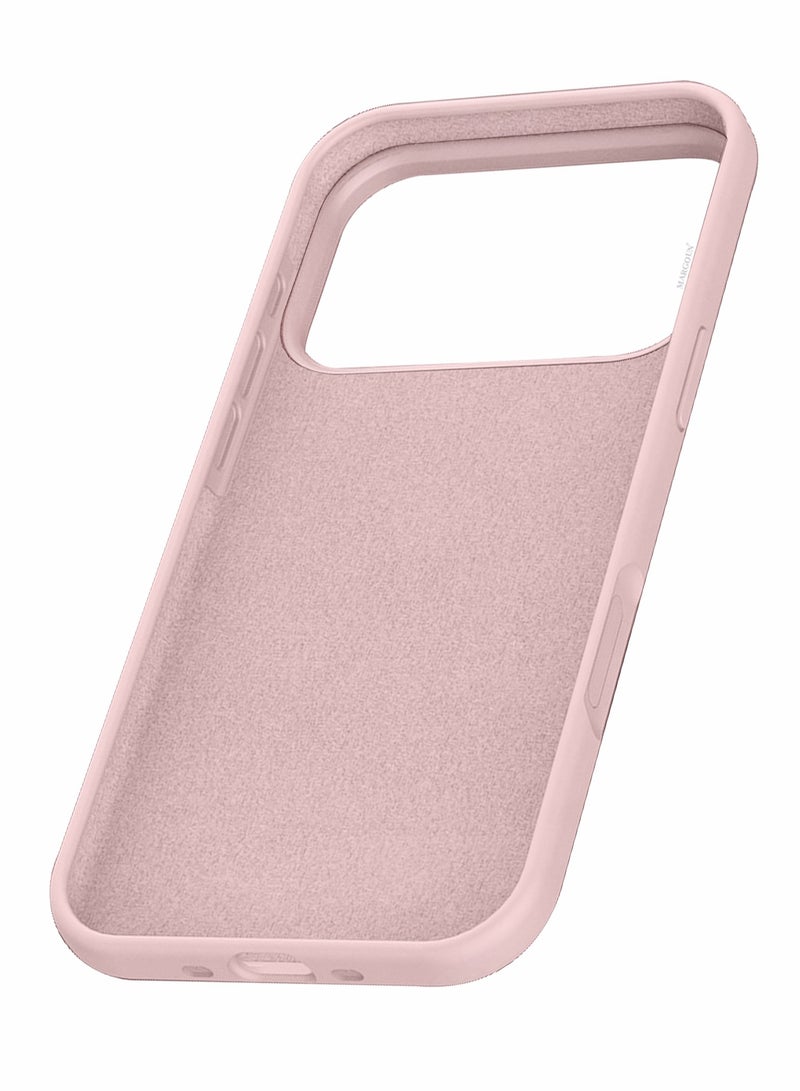 CATANES 3 Packs Silicone Protective Phone Case for iPhone 17 Pro Max - Soft Anti-Scratch Microfiber Lining Ultra Slim Drop Protection Phone Cover with Two 3D Screen Protectors - Sand Pink - Image 5