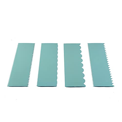 GA-DE GADE Cake decorative tall scraper for icing - 10inch (Design A (Pack 4)) - Image 3
