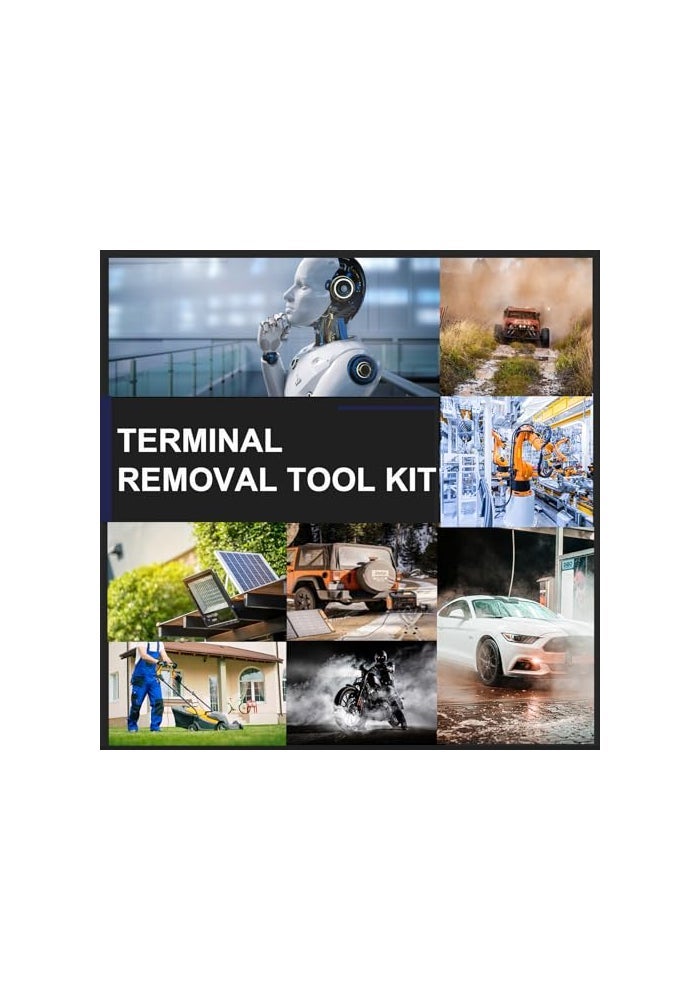 JRready Terminal Removal Tool Automotive Depinning Tool Kit for TE AMP Delphi Molex Deutsch DTDTMDTPJPT Connectors for Electrial Pin Extraction Release and Appliance Repairs JRconDRK00A1002 - Image 3
