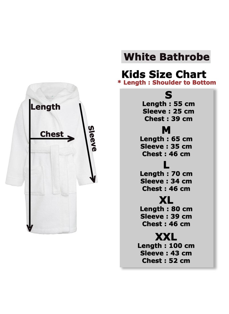 WHITE HOTEL COLLECTION - Kids Baby Bath Robe S/M/L/XL/XXL - Image 1