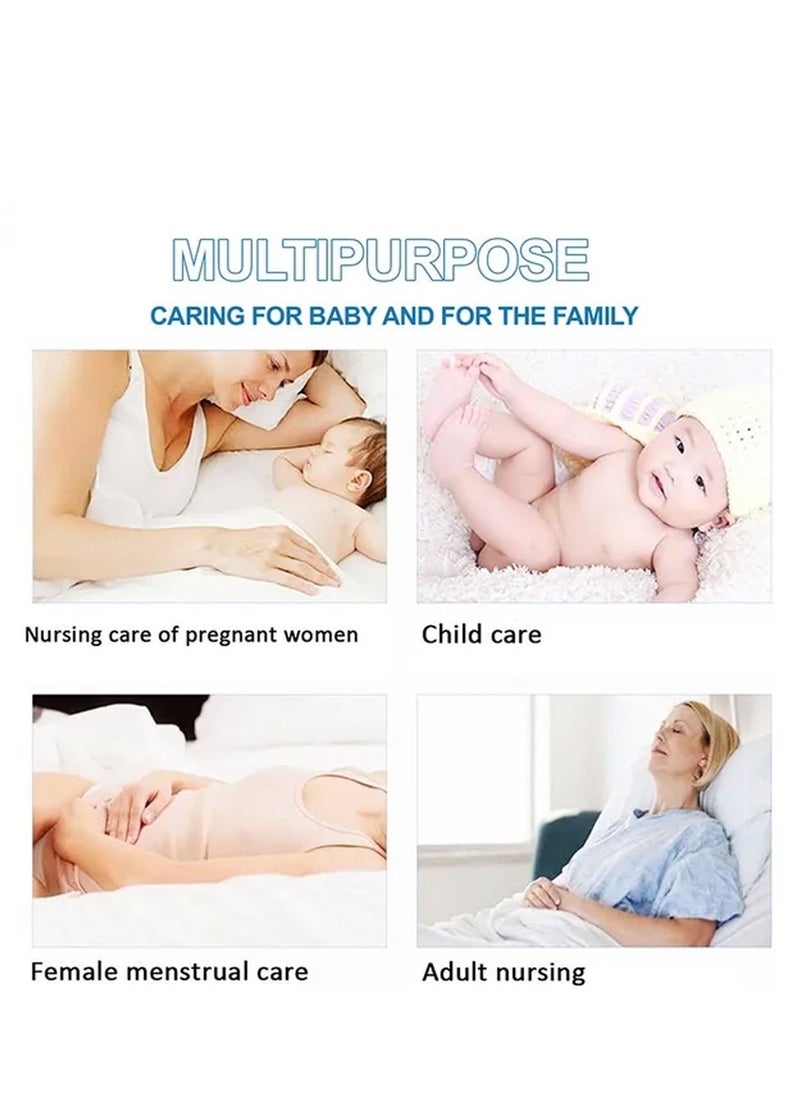 A TO Z A to Z - Disposable Changing Mat size (45cm x 60cm) Large- Premium Quality for Baby Soft Ultra Absorbent Waterproof - Pack of 185 - Blue  - Image 4