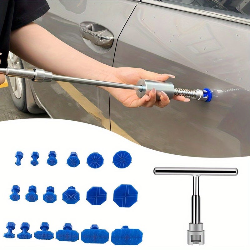 Car Dent Repair T Suction Cup Puller Kit 1 Set Car Body Tools - Image 1