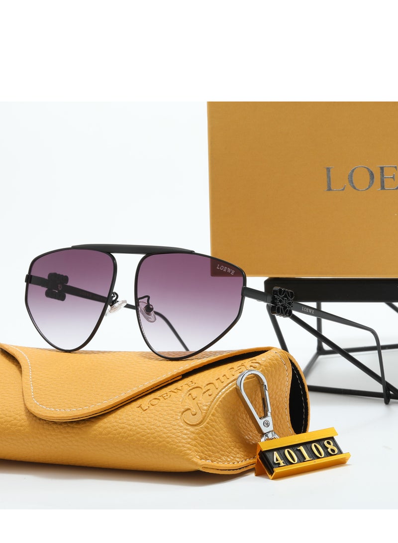 LOEWE Black Frame Gradient Sunglasses