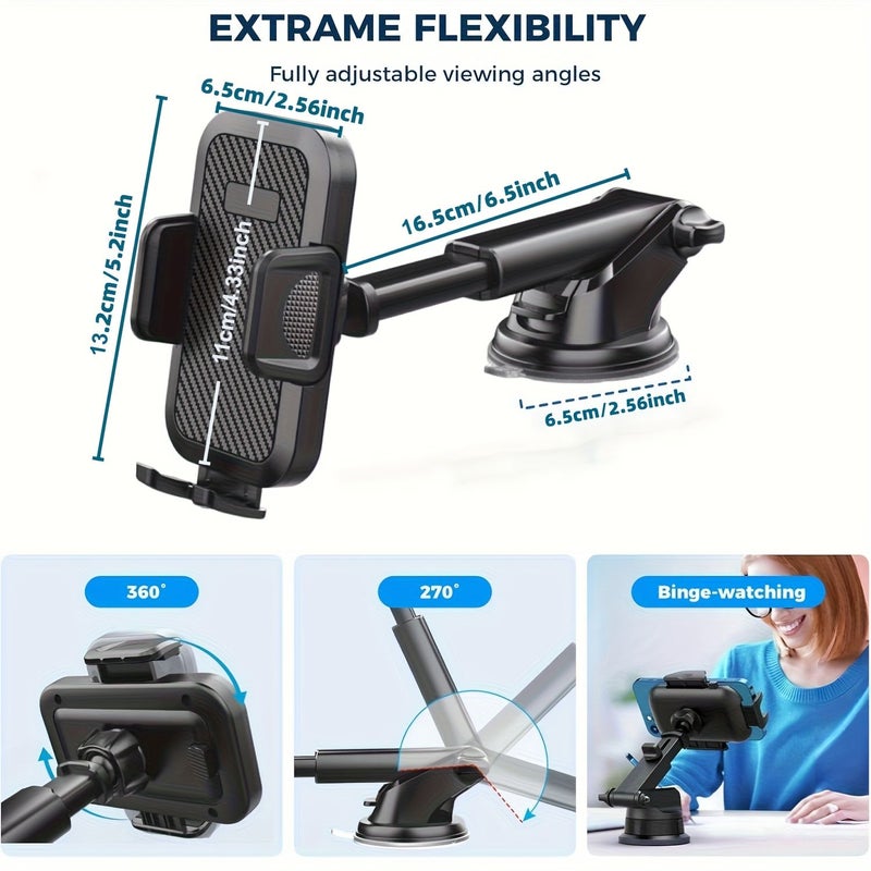 Universal Car Phone Mount Adjustable Navigation Stand XM - Image 2