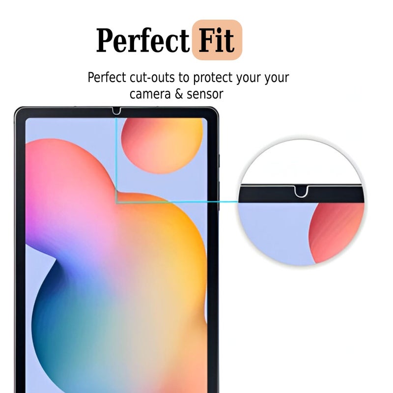 SPCORE Tempered Glass for Samsung Galaxy Tab S6 Lite 10.4 inch Screen Protector Guard [Anti-Scratch] & [Smudge Proof] [S Pen Compatible] - Image 2