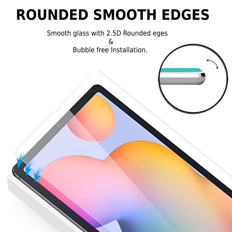 SPCORE Tempered Glass for Samsung Galaxy Tab S6 Lite 10.4 inch Screen Protector Guard [Anti-Scratch] & [Smudge Proof] [S Pen Compatible] - Image 5