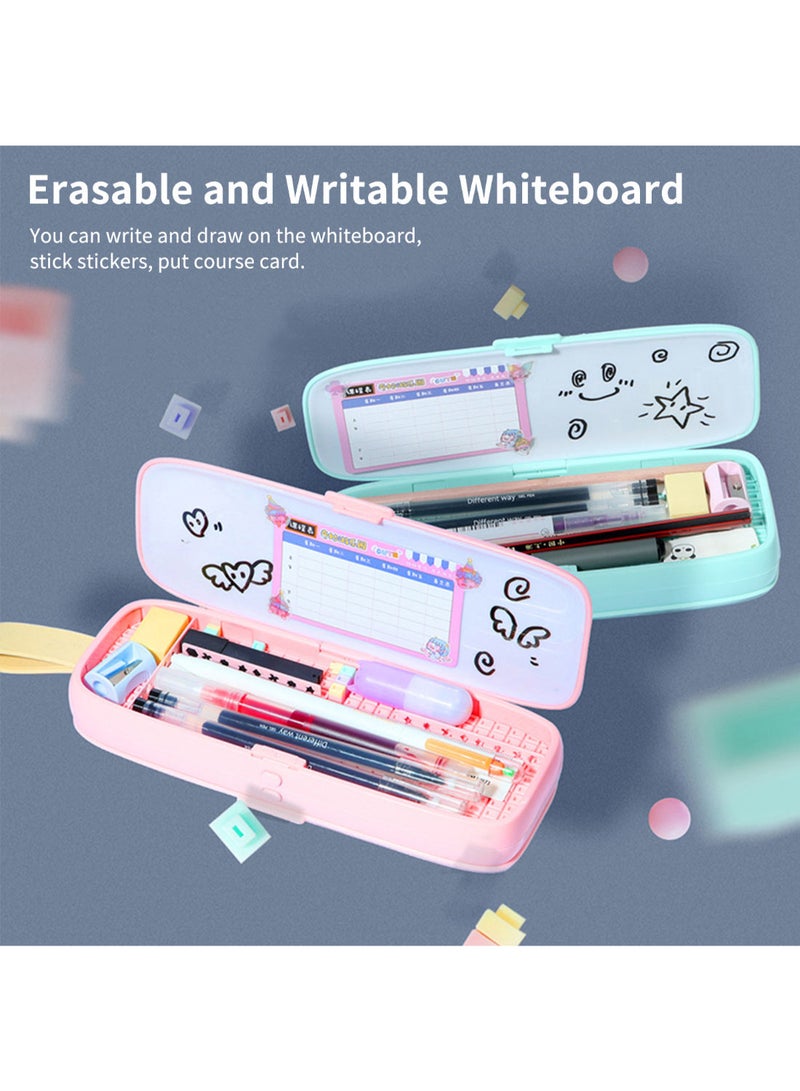 إسكدنيا حافظة منظمة لتخزين الأقلام بتصميم لطيف متعدد الوظائف من NBX، مناسب للمدرسة والأولاد والفتيات والطلاب، يمكن تركيبه بنفسك أرجواني - Image 4