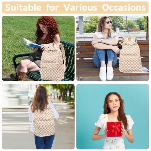 Bluboon Backpack for School Girls Backpack Cute Corduroy Bookbag Kids Backpack Laptop Backpack Gifts for Women - Image 5