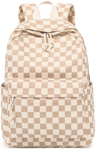 Bluboon Backpack for School Girls Backpack Cute Corduroy Bookbag Kids Backpack Laptop Backpack Gifts for Women - Image 1