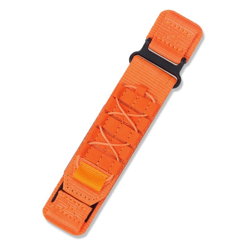 Generic Nylon Smartwatch Band 22mm for Huawei Samsung Orange 