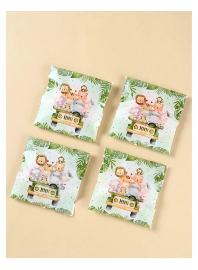 Plastic bags with adhesive tape for gifts and candy distributions for birthday parties and baby showers, 25 pieces, self-sealing - Image 5