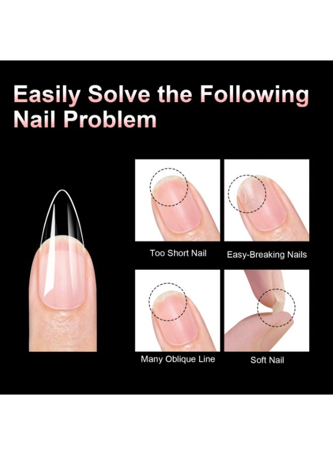 100 جهاز كمبيوتر شخصي شفاف ماتي نصيحة الأظافر ، نصيحة نصف قصيرة ، نصيحة الأظافر الطويلة ، نصيحة الأظافر الكاذبة ، نصيحة هلام ناعمة ، سهلة الاستخدام منتج تحسين الأظافر ، والتي يمكن استخدامها لكل من التطبيق الكامل والنصف (06 #) - Image 2