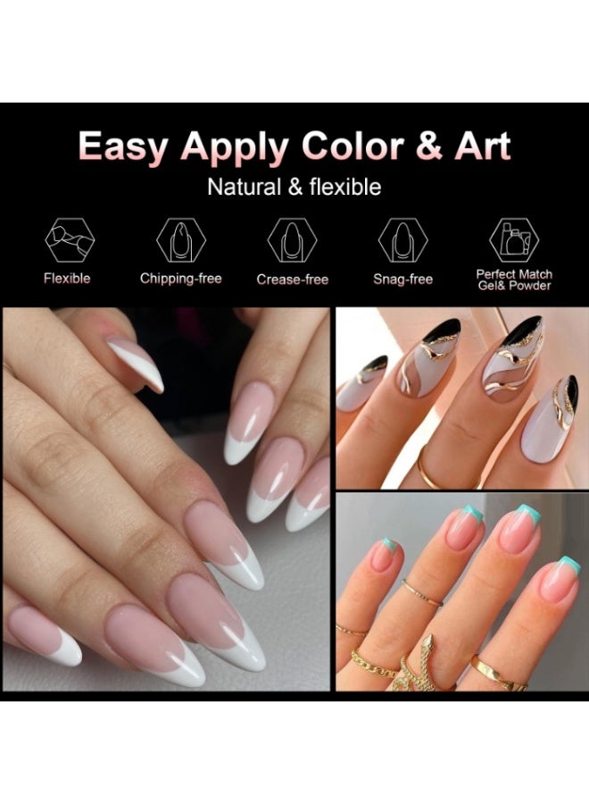 100 جهاز كمبيوتر شخصي شفاف ماتي نصيحة الأظافر ، نصيحة نصف قصيرة ، نصيحة الأظافر الطويلة ، نصيحة الأظافر الكاذبة ، نصيحة هلام ناعمة ، سهلة الاستخدام منتج تحسين الأظافر ، والتي يمكن استخدامها لكل من التطبيق الكامل والنصف (06 #) - Image 4