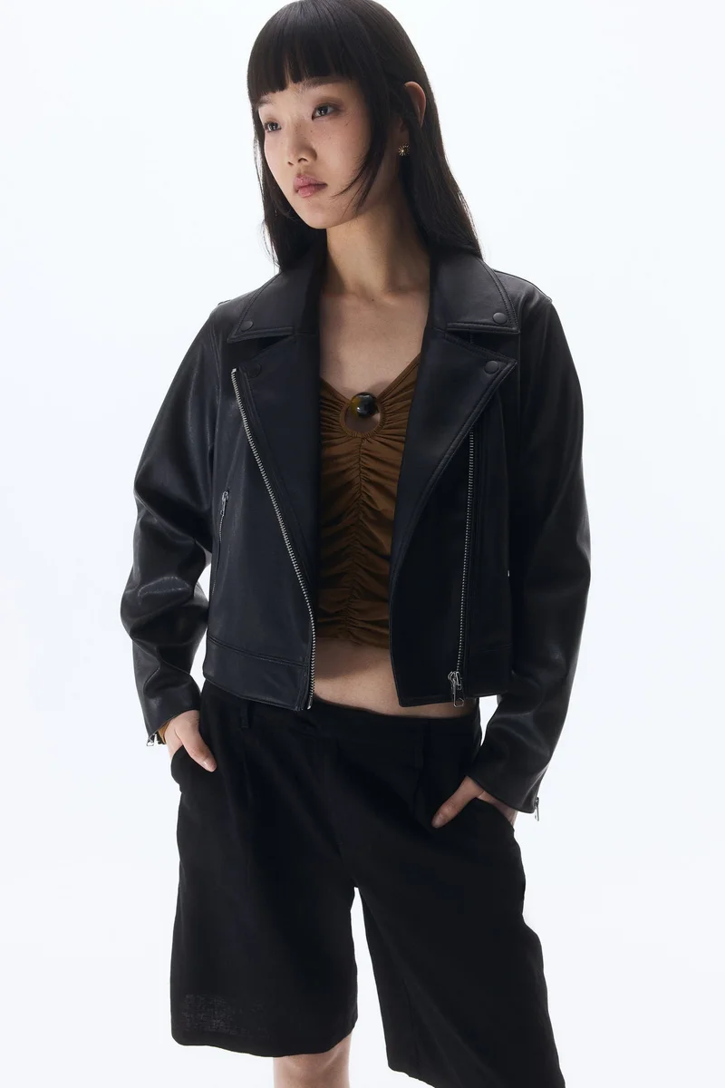 H&M Short biker jacket