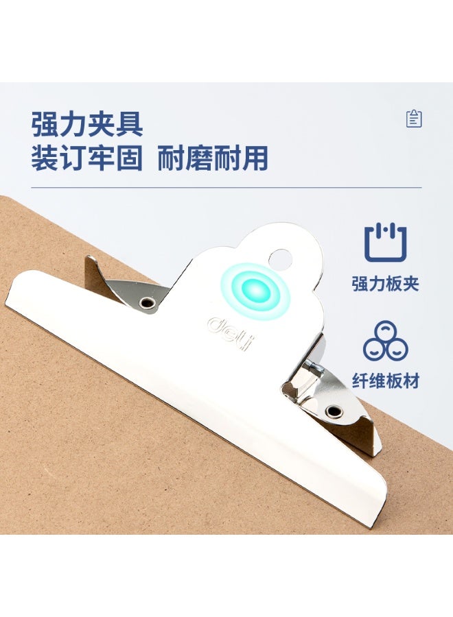 Deli دلي 9227 لوحة كتابة A4 بنية - مثالية للمكتب والمدرسة والتنظيم - Image 5