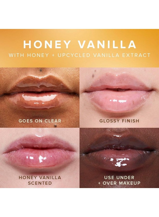FARMACY Farmacy Peptide Lip Balm - Lip Smoothie Hydrating Lip Balm with Vitamin C to Visibly Plump + Smooth Lip Lines - Nourishing Lip Treatment with a High-Gloss Finish - Honey Vanilla (10g) - Image 5