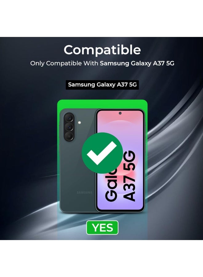 Case for Samsung Galaxy A37 Magnetic Hybrid Clear Case Compatible with Samsung Galaxy A37, Compatible with Mag Safe, PC with TPU Hybrid Technology for Galaxy A37 - Image 3