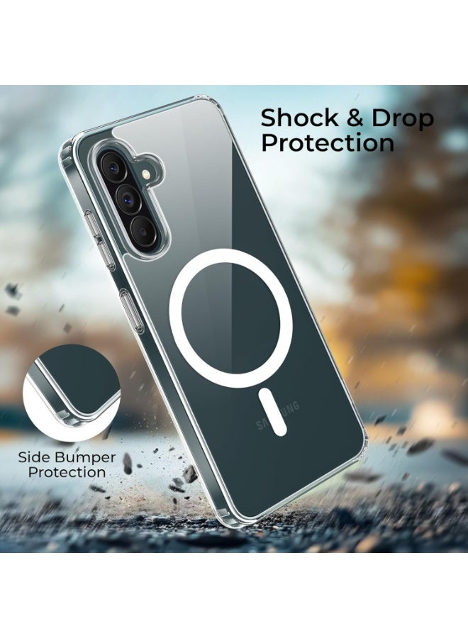 Case for Samsung Galaxy A37 Magnetic Hybrid Clear Case Compatible with Samsung Galaxy A37, Compatible with Mag Safe, PC with TPU Hybrid Technology for Galaxy A37 - Image 5
