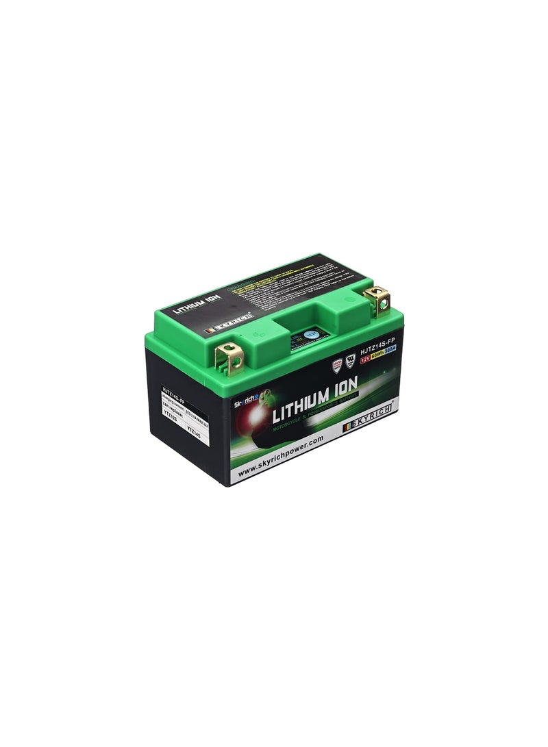 Skyrich HJTZ14S-FP 12V 4.5Ah LiFePO4 Lithium Motorcycle Starter Battery 325A CCA Lightweight Maintenance Free Fast Charging with Battery Capacity Indicator - Image 4
