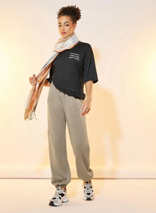 Take Two Relaxed Fit Joggers with Drawstring
