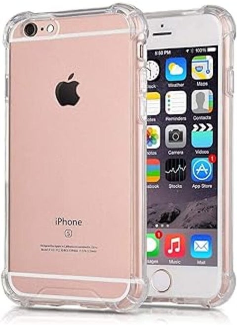 غطاء حماية لهاتف iPhone 7، غطاء حماية ناعم من مادة TPU لهاتف iPhone 7 4.7 بوصة (2016) بتقنية امتصاص الصدمات من King Kong Apple iPhone 7 - شفاف