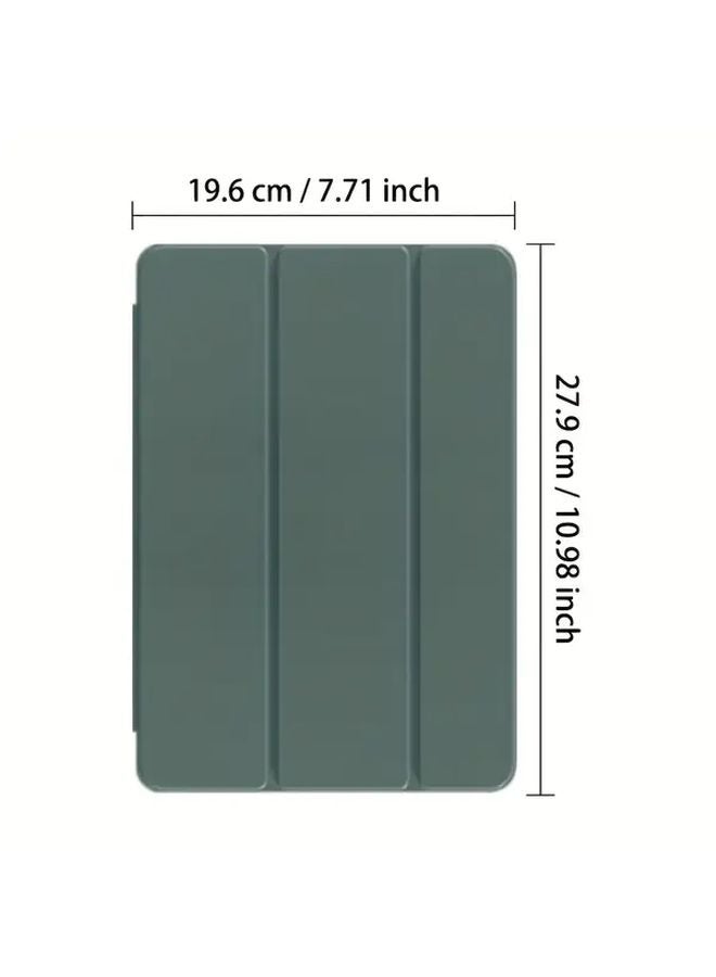 غطاء Lenovo Tab M11 2024 باللون الأخضر الداكن مع حامل وقائي قابل للتعديل ووظيفة النوم والاستيقاظ التلقائي - Image 2