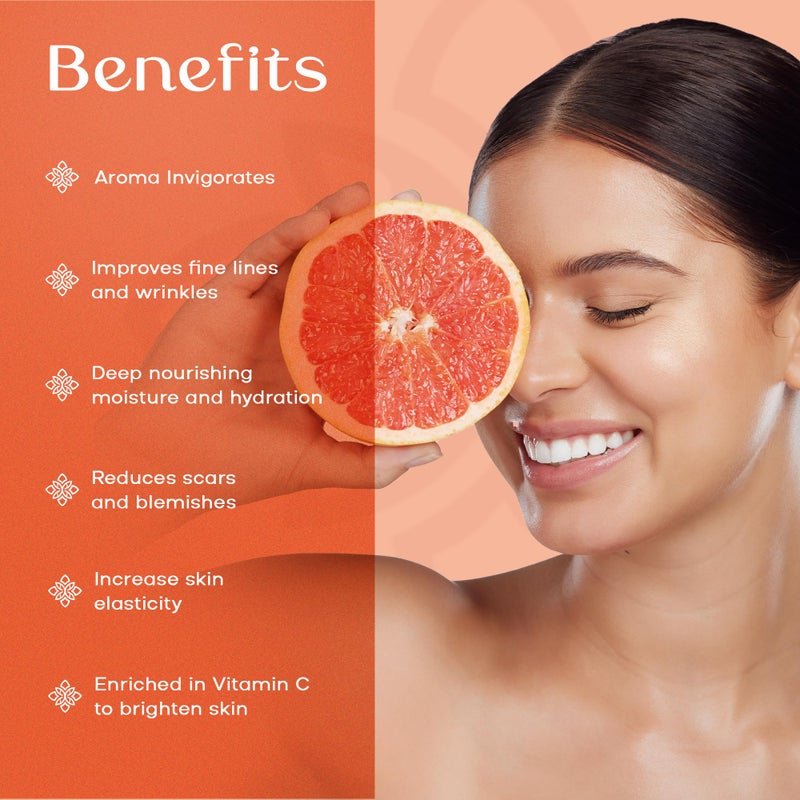 SAFA Citruse Oil for Face, Hair, Nail with Vitamin C, E & A for Scars, Stretch Marks - Orange Body Oil Fragrance - After Shower Body Oil - All Skin Types Non Comedogenic - 4 Fl Oz - Image 2