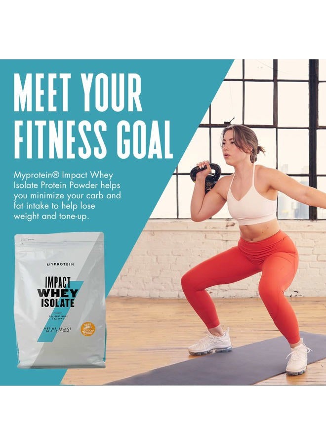 Myprotein ® مسحوق بروتين واي آيزوليت، كراميل مملح، 5.5 رطل (100 حصة) - Image 4