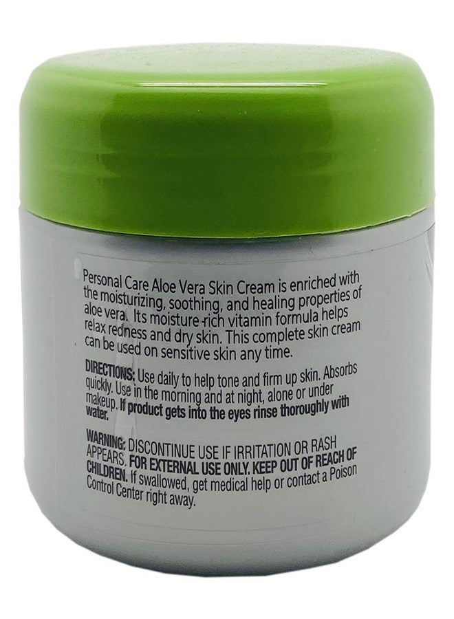 Personal Care Skin Cream Aloe Vera, 8 Ounce - Image 2