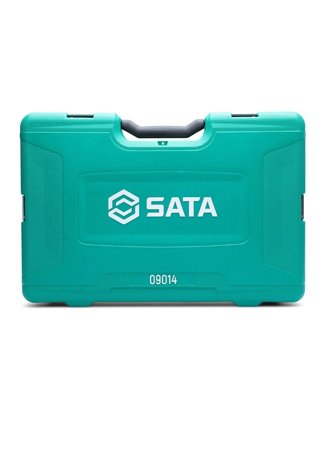 Sata SATA ST09014A 128-Piece 1/4", 3/8" and 1/2" Drive 6 Point Metric Socket Wrench Set  - Image 2