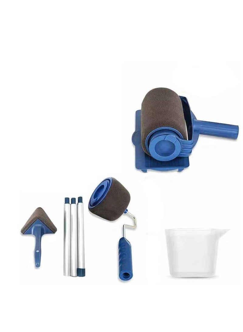 SYOSI 9PCS Universal Paint Roller Kit, Applicator for Painting Walls and Ceilings,DIY Wall Printing Brush Kit with Paint Runner Pro Brush  - Image 1