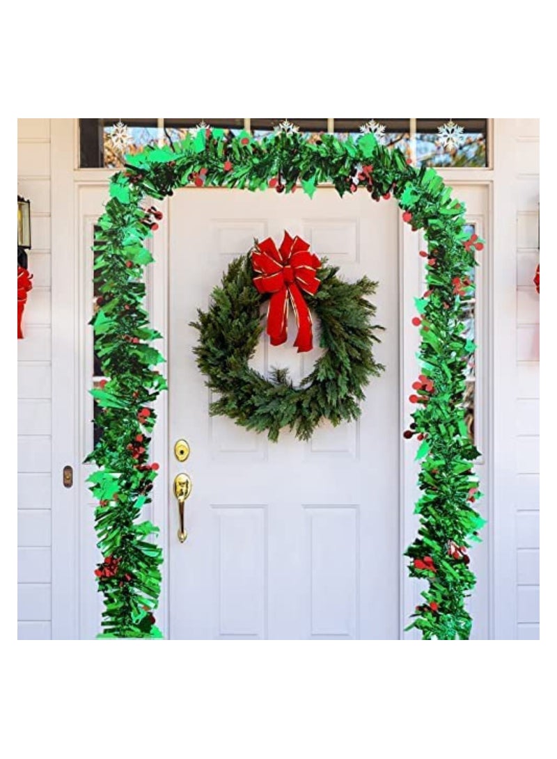 SAHAYA Metallic Leaves Cherry Garland For Decorations Combo Of 3 Pcs  - Image 2