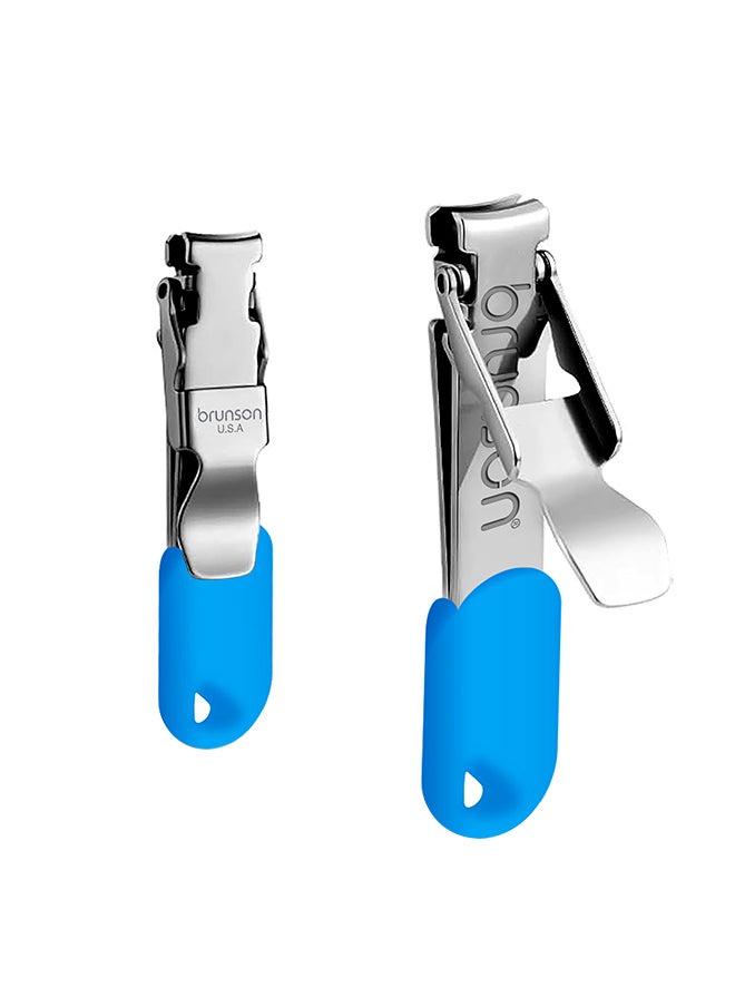 brunson - Nail Clipper Stainless Steel Professional Grade Nail Cutter with a Gripped Handle Ideal Manicures with long lasting sharpness for Easy Toenail Trimming BCNCF1 - Image 1