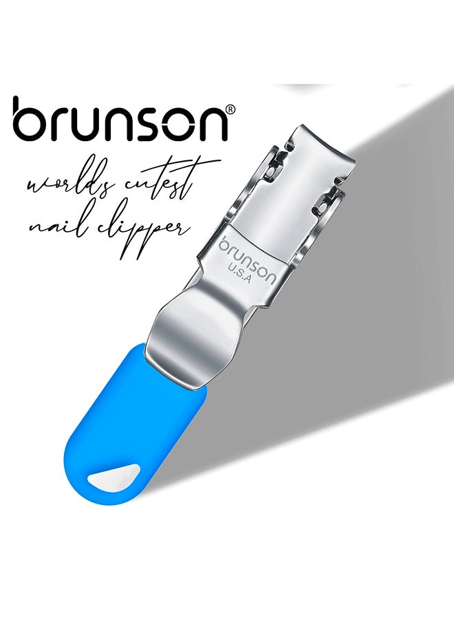 brunson - Nail Clipper Stainless Steel Professional Grade Nail Cutter with a Gripped Handle Ideal Manicures with long lasting sharpness for Easy Toenail Trimming BCNCF1 - Image 1
