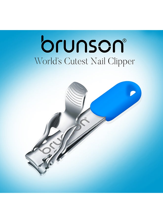brunson - Nail Clipper Stainless Steel Professional Grade Nail Cutter with a Gripped Handle Ideal Manicures with long lasting sharpness for Easy Toenail Trimming BCNCF1 - Image 1