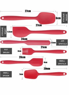 Y&D Spatulas Set of 6, Food Grade Silicone Spatulas, Rubber Heat Resistant, Seamless Design, Stainless Steel Core, Kitchen Utensils Nonstick for for...  - Image 5