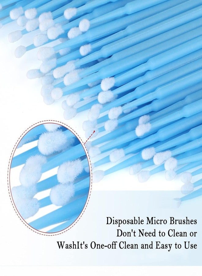 Homeaura 100-Count Blue Precision Cleaning Cotton Swabs Lint-Free | Ultra Soft | Makeup Removal | Eyeliner Correction | Multi-Purpose Beauty Tool - Image 3