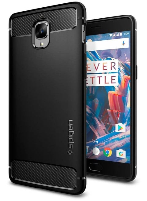 Rugged Armor Designed for OnePlus 3 Case/Designed for OnePlus 3T Case (2016) - Black