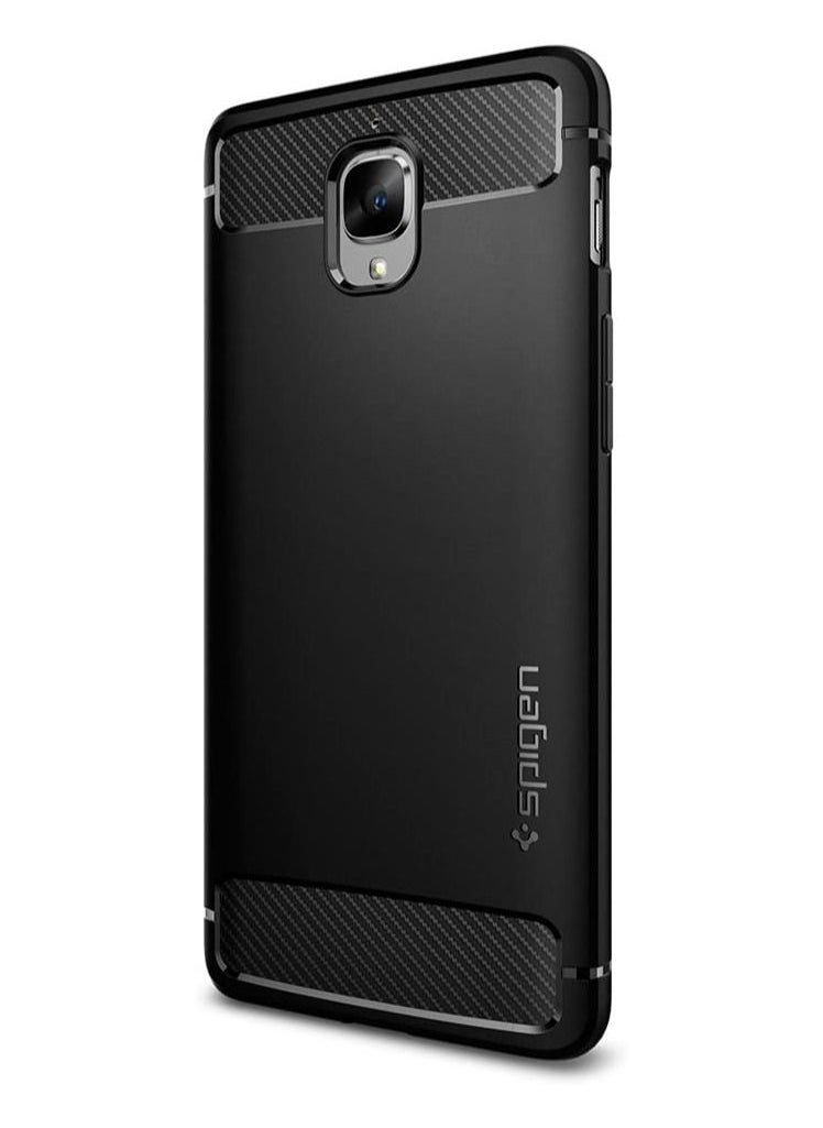 Spigen - Rugged Armor Designed for OnePlus 3 Case/Designed for OnePlus 3T Case (2016) - Black - Image 1