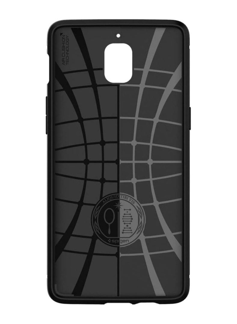 Spigen - Rugged Armor Designed for OnePlus 3 Case/Designed for OnePlus 3T Case (2016) - Black - Image 1
