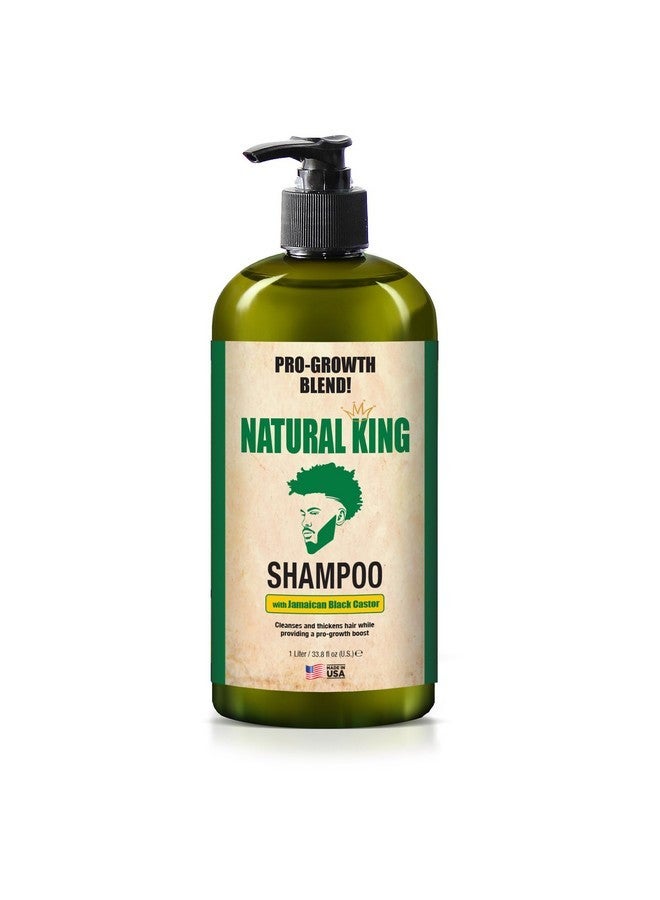 SFC Natural King Jamaican Black Castor Oil Shampoo for Men 33.8 oz. - Men's Cleansing Shampoo that Thickens Hair, Strengthens Hair and Boosts Growth - Image 1