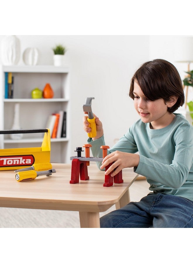 TONKA Tough Toolbox Set Includes 12 Tools And Accessories Build And Fix With Fun Imaginative Play For Boys And Girls Ages 2 Years And Older - Image 4