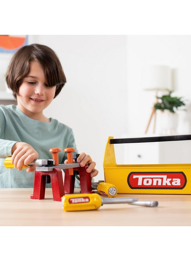 TONKA Tough Toolbox Set Includes 12 Tools And Accessories Build And Fix With Fun Imaginative Play For Boys And Girls Ages 2 Years And Older - Image 5
