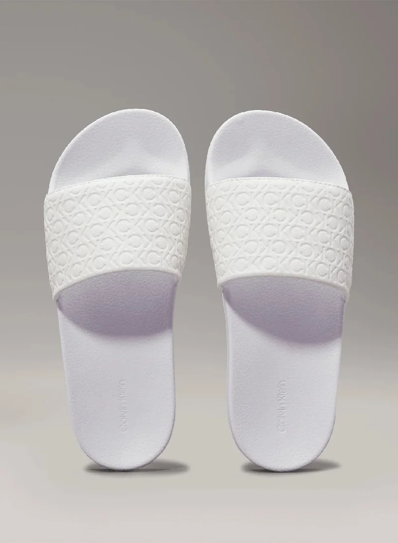 كالفن كلاين شبشب مزين بشعار كلفن كلاين